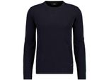 Rundhalspullover Ragman, Herren, Gr. 54, Schwarz, Strick, 100% Baumwolle, Rundhals, Pullover Rundhalspullover