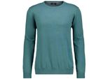 Rundhalspullover Ragman, Herren, Gr. 52, GrüN, 382, Strick, 95% Baumwolle 5% Kaschmir, Rundhals, Pullover Rundhalspullover