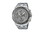 Chronograph Casio Edifice, Silber (Silberfarben, Grau), Armbanduhren, Herren, Chronograph, Quarzuhr, Armbanduhr, Herrenuhr, Edelstahlarmband, Analog, Tag