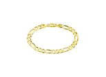 Armband Bruno Banani "Schmuck Geschenk Silber 925 Armschmuck Armkette Figarokette" Gr. 21, Gold (Gelbgoldfarben), ArmbäNder, Herren, 21, Silber 925 (Sterlingsilber), Armband