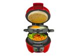 Tragbarer Burger-, Sandwich- und Omelett-Toaster, Frühstücks-Sandwich- und Hamburger-Maker mit Eierkocherring, antihaftbeschichtet für Pfannkuchen