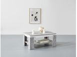Couchtisch Hela "Tim", Grau (Betonopt, Ws), B:90Cm H:41Cm T:60Cm, Tische, Couchtisch, Mit Ablageboden, Quadratisch Oder Rechteckig