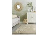 Wollteppich Hoch-Tief Natur 160 X 230 Cm - Leven Kadima Design