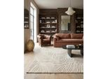 Wollteppich Floral Beige 120 X 170 Cm - Leven Kadima Design