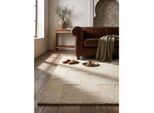 Wollteppich Kariert Natur 200 X 290 Cm - Deben Kadima Design
