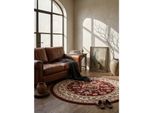 Teppich Orient Rot Ø133 Cm - Glazert Kadima Design