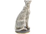 Dekofigur Kare Design "Deko Figur Cheetah 54Cm", Schwarz, B:29,5Cm H:53,5Cm T:25,5Cm, Polyresin, Dekofiguren