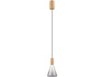Nova Luce Pendelleuchte "Voi", Gold, 1, Ø 16Cm H: 150Cm, 1 Stk., Leuchten, Pendelleuchte