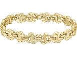 Armband Boss "Double B Strand", Gold (Gelbgoldfarben), ArmbäNder, Damen, 17Cm, Edelstahl, Armband
