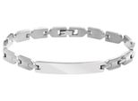 Gliederarmband Adelia´S "Unisex Armband – Gliederarmband Aus Edelstahl 21 Cm", Silber, ArmbäNder, Damen, 21Cm, Edelstahl, Gliederarmband, Perfekt Als Geschenk Zum Geburtstag