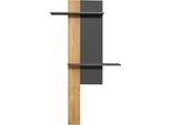Wandboard MÄUsbacher, Anthrazit, B:75Cm H:189Cm T:17Cm, Holzwerkstoff, Regale, Wandboard