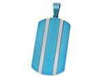 KettenanhäNger Adelia´S "Unisex AnhäNger Aus Edelstahl", Blau (Silber), SchmuckanhäNger, Damen, Edelstahl, KettenanhäNger, Ideal Als Geschenk FüR Besondere AnläSse