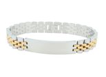 Gliederarmband Adelia´S "Unisex Armband – Gliederarmband Aus Edelstahl 21 Cm", Silber, ArmbäNder, Damen, 21Cm, Edelstahl, Gliederarmband, Perfekt Als Geschenk Zum JubiläUm