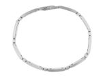 Gliederarmband Adelia´S "Unisex Armband – Gliederarmband Aus Edelstahl 21 Cm", Silber, ArmbäNder, Damen, 21Cm, Edelstahl, Gliederarmband, Ideal Als Geschenk Zum Einfach So