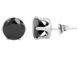 Paar OhrhäNger Adelia´s "Ohrringe – Ohrstecker Aus Edelstahl Mit Zirkonia", Damen, Gr. Damen, Edelstahl, Schwarz, Ohrringe, Ideal Als Geschenk FüR Besondere AnläSse