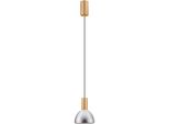 Nova Luce Pendelleuchte "Voi", Gold, 1, Ø 17Cm H: 150Cm, 1 Stk., Leuchten, Pendelleuchte