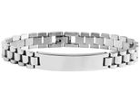 Gliederarmband Adelia´S "Unisex Armband – Gliederarmband Aus Edelstahl 21 Cm", Silber, ArmbäNder, Damen, 21Cm, Edelstahl, Gliederarmband, Ideal Als Geschenk – Dezent Und Elegant