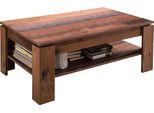 Couchtisch Home Affaire "Tanum", Old Wood, B:110Cm H:47Cm T:65Cm, Tische, Couchtisch, Couchtisch Mit 1 Offenem Fach - (B/T/H) 110/65/47 Cm