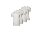 T-Shirt Gant "T-Shirt V-NECK T-SHIRT 4-PACK 4Er Pack", Herren, Gr. L, Weiß, Obermaterial: 100% Baumwolle Co., Shirts T-Shirt