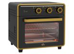 HOMCOM Minibackofen 20L, Pizza-Ofen mit Umluft, Heißluftofen mit Backblech