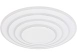 Globo Lighting LED Deckenleuchte "Jocelyn", Weiß, 1 Stk., Leuchten, Deckenlampe, Designleuchte, Wohnzimmer, Schlafzimmer, Rund, LED Deckenleuchte