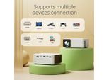 Mini-Projektor Y3 720P/1080P Hdmi Usb Aux 120 Lumen 120 Zoll Zoom 25% +/, 15°