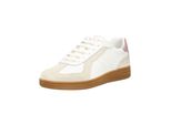 Sneaker Marc O'polo "Marc O'polo Sneaker Leder", Damen, Gr. 38, Beige (Weiß, Rosa), Leder, Schuhe Sneaker