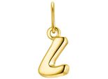 KettenanhäNger Amor "Letters", Gold (Gelbgoldfarben), SchmuckanhäNger, Damen, Gelbgold 375, 0,33 G, KettenanhäNger, Made In Germany