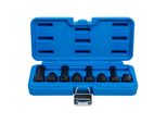 Bgs Kraft-Bit-Einsatz-Satz Antrieb Innenvierkant 12,5 Mm (1/2 Zoll) Innenvielzahn (FüR Xzn) M12 - M18 8 Teilig ; Bgs Technic (5381)