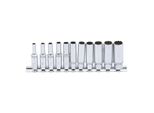 Bgs SteckschlüSsel-Einsatz-Satz ZwöLfkant, Tief Antrieb Innenvierkant 6,3 Mm (1/4 Zoll) Sw 4 - 13 Mm, 11 Teilig ; Bgs Technic (5251)