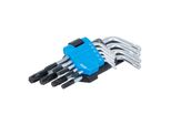 Bgs WinkelschlüSsel-Satz Kurz T-Profil (FüR Tx) Mit Bohrung T10 - T50, 9-Tlg. ; Bgs Technic (809)