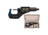 Bgs Technic Digital-BüGelmessschraube 0 - 25 Mm Aus Stahl Mit Lcd-Anzeige Und Koffer FüR Messungen, 8427)