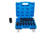 BGS Kraft-SteckschlüSsel-Einsatz-Satz Sechskant, Tief Antrieb Innenvierkant 12,5 Mm (1/2 Zoll) ZollgrößEn 13 Teilig ; BGS Technic (5208)