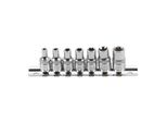 Bgs SteckschlüSsel-Einsatz-Satz E-Profil Antrieb Innenvierkant 6,3 Mm (1/4 Zoll) Sw E4 - E11 7 Teilig ; Bgs Technic (6402)