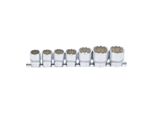 Bgs SteckschlüSsel-Einsatz-Satz, ZwöLfkant Antrieb Innenvierkant 12,5 Mm (1/2 Zoll) Sw 20 - 32 Mm 7 Teilig ; Bgs Technic (9109)