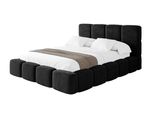Polsterbett Mit Bettkasten Und Lattenrost Mit Kopfteil, Boxbett Ohne Matratze, Mit Stauraum - Nata 140X200 Schwarz
