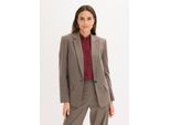 bonprix Karierter Blazer, Braun, Gr.44, Eleganter Karierter Blazer