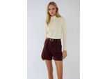 Hochtaillierte Mini-Shorts