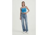 Spaghetti-TräGer Basic Cropped Cami Top