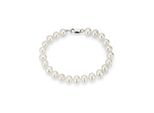 Perlenarmband Firetti "Schmuck Geschenk Armschmuck Armkette Perle", Bunt (Silberfarben, Weiß), ArmbäNder, Damen, 19Cm, Perlen Silber 925 (Sterlingsilber), Perlen, Silber 925 (Sterlingsilber), Perlenarmband, Made In Germany - Mit SüßWasserzuchtperle