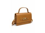 UmhäNgetasche "Bellezza", Damen, Gr. B/H/T: 24Cm X 16Cm X 8Cm Onesize, Braun, Polyurethan (Pu), Collezione Alessandro, Taschen UmhäNgetasche, Mit Eleganter Schleife