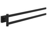 Villeroy & Boch Handtuchhalter Zweiarmig Elements - Striking 50X432X82Mm Matt Black TVA152025000K5