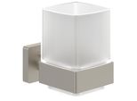 Villeroy & Boch Glashalter Elements - Striking 99X123X100Mm Brushed Nickel Matt TVA15201900064