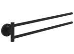 Villeroy & Boch Handtuchhalter Zweiarmig Elements - Tender 53X427X80Mm Matt Black TVA151038000K5