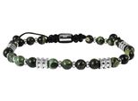 Gliederarmband Adelia´S "Armband – Kugelarmband Aus Edelstahl Mit Tigerauge 19,5 Cm", Silber, ArmbäNder, Herren, 20Cm, Edelstahl, Gliederarmband, Ideal Als Geschenk Zum Muttertag