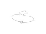 Armband Firetti "Schmuck Geschenk Silber 925 Armschmuck Armkette Anker", Silber (Silberfarben, Kristallweiß, Kristallweiß), ArmbäNder, Damen, 18Cm, Silber 925 (Sterlingsilber), Armband, Mit Zirkonia (Synth.)