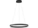 Nova Luce Pendelleuchte "Alaro", Schwarz, 1, Ø 60Cm H: 120Cm, 1 Stk., Leuchten, Pendelleuchte