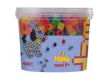 Hama BüGelperlen-Mix "Neonfarben", Maxi-Perlen