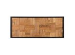 Wanddekoration Teakholz Heller Holzfarbton Toluca
