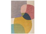 Wollteppich Aire, Abstrakt, Aus Wolle, Bunt, 120 X 170 Cm